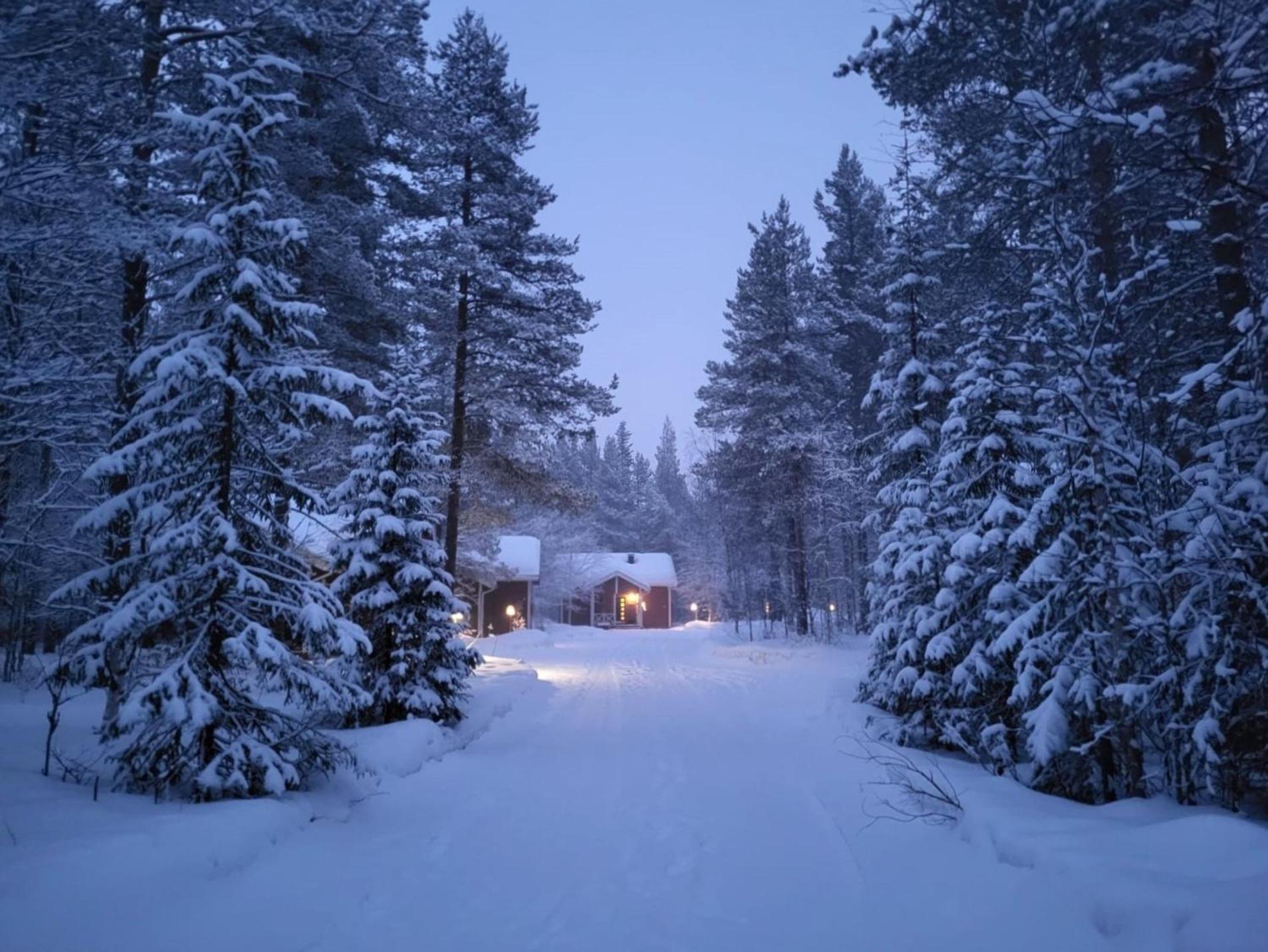 Villa Kuosto Ja Luppo Äkäslompolo Exterior foto
